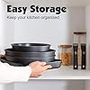 Ultimate Guide to Cookware Care for Long-Term Use (2025) 9 SENSARTE 17 Piece Pots and Pans Set, Nonstick Detachable Handle Cookware Set, Induction Kitchen Cookware Set with Removable Handle, Healthy Non Stick for RV, Dishwasher & Oven Safe, PFOA Free (Black) #2