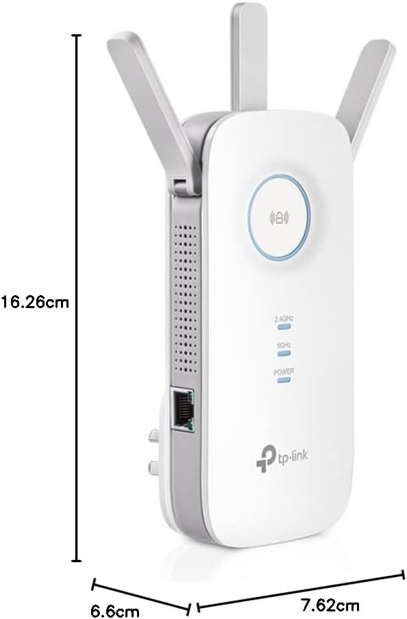 TP-Link AC1750 WiFi Extender (RE450), PCMag Editor's Choice, Up to 1750Mbps, Dual Band WiFi Repeater, Internet Booster, Extend WiFi Range Further - image 3