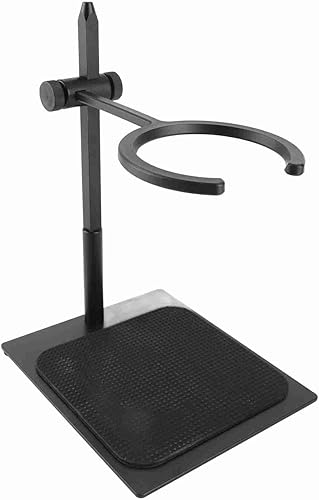 Atyhao Soporte para gotero de estación de café, con soporte ajustable de aleación de aluminio, cafetera de goteo con filtro de acero inoxidable
