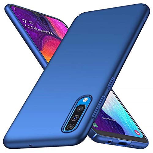 Funda Samsung Galaxy M20 Fanxwu Ultra-Delgado Case Duro PC Ligera Mate Sedoso Caso Anti-rasgu�os Absorci�n de Impacto Protector Bumper C�scara - Azul