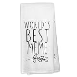 VRW World's Best Meme Kitchen Towels, Meme Gifts...
