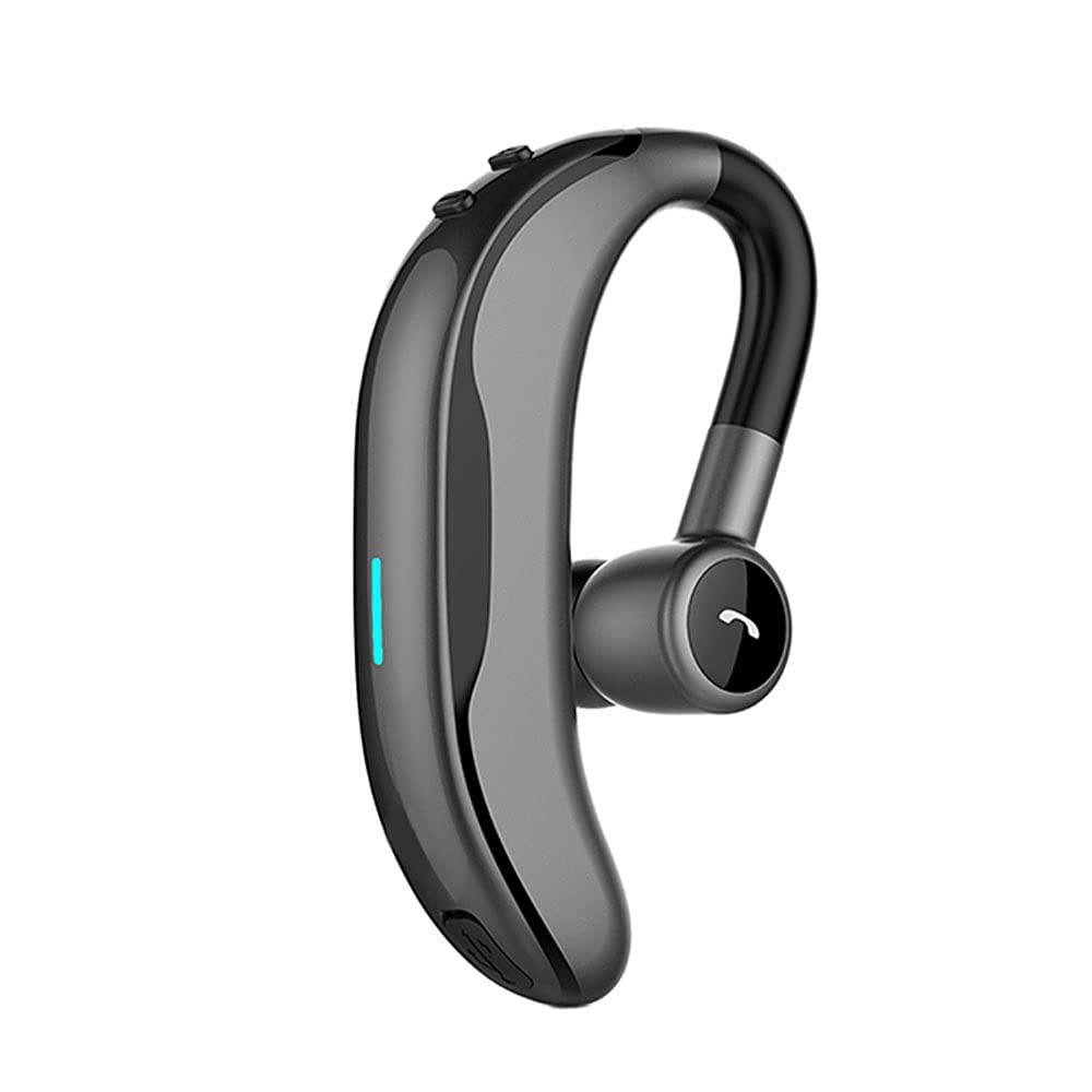 Auricolari wireless Bluetooth, auricolari con gancio per l'orecchio, auricolari senza fili, con cancellazione del rumore, leggeri, resistenti al sudore, per palestra, corsa, allenamento