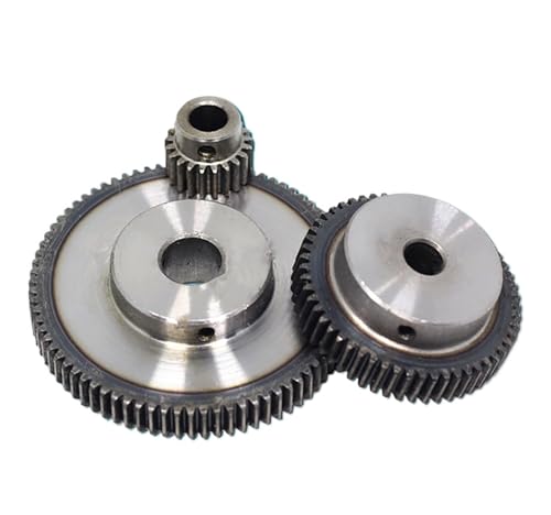 Bevel Gear Pinion Hardware Mechanical 1Pcs Module 1 Spur Gear Motor Gear 28T-30T 1M 45# Steel CNC Mechanical Transmission Gear Bore 6/6.35/8/10/12/15mm(6.35mm-30 Teeth)