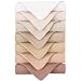 Konssy 7-Pack Soft Cotton Face Wash Cloths, Reusable Absorbent Washcloths for Sensitive Skin, Facial Makeup Remover Towels for Women (11 x 11 Inch)