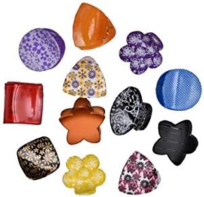 Soham International Styling Success Multicolor Medium Size Plastic Hair Clutch/Claws/Clips for Girls and Women - Combo of 12 Pieces (Colours and Designs May Vary)