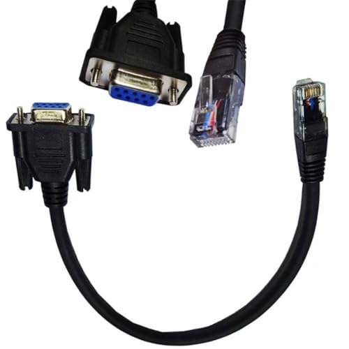 For RS232 Db9 female 8p8c RJ45 male routing switch debug cable 8-pin RJ45 male 9-pin Db9 female console configuration cable