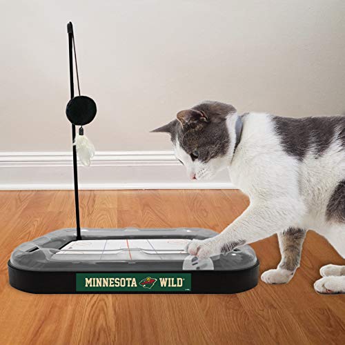 Griffoir pour chat NHL Minnesota Wild Pets First avec balle - 12