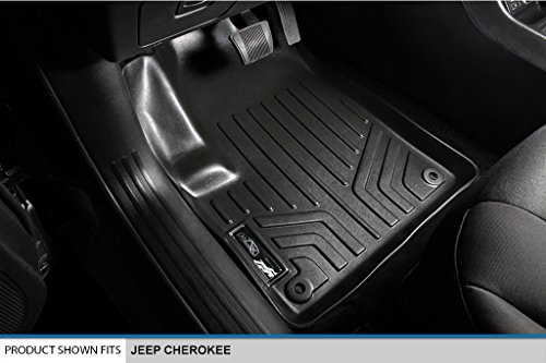 Maxliner Custom Fit Floor Mats And Cargo Liner Set Black Compatible With 2014-2022 Jeep Cherokee - All Models #TOP1