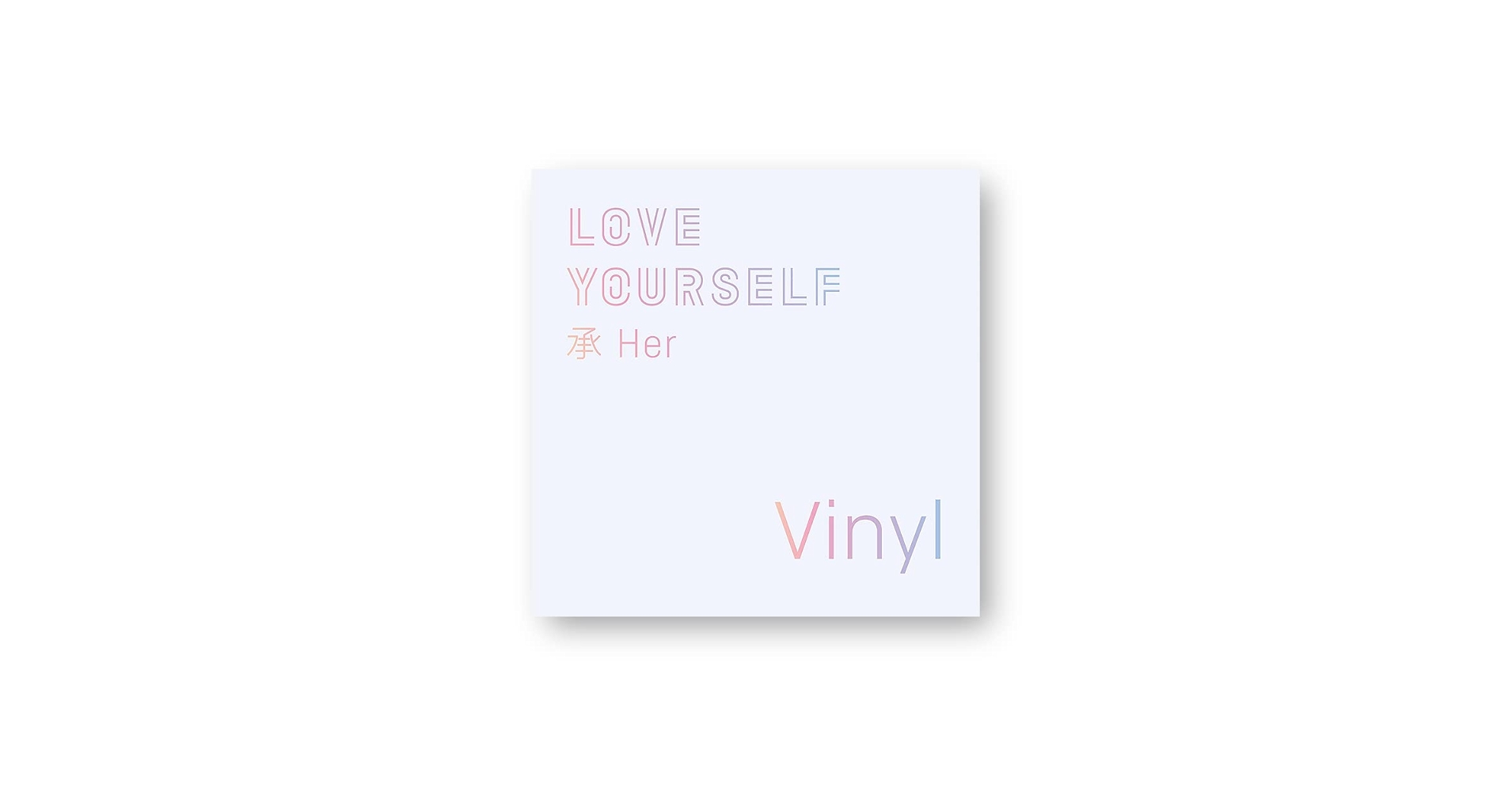 BTS LOVE YOURSELF 承 レンチキュラー BTS – Love Yourself 承 'Her' – siaandtangmusic