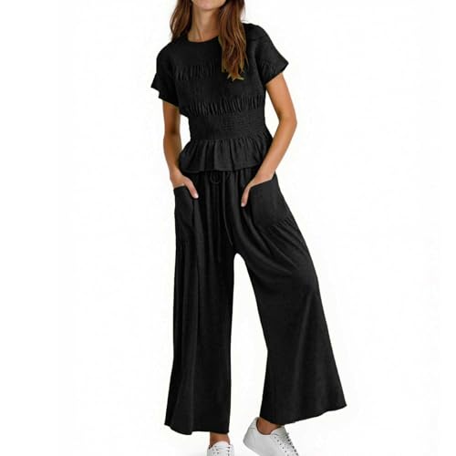 Pantalon sarouel décontracté femme taille moyenne style britannique