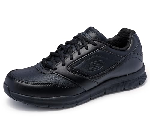 Comparison: Best Kitchen Shoes For Men 2 Skechers Men's Nampa Food Service Shoe, Black, 12