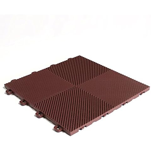Deck and Patio Flooring Tile (Set of 30) Color: Brown Cover