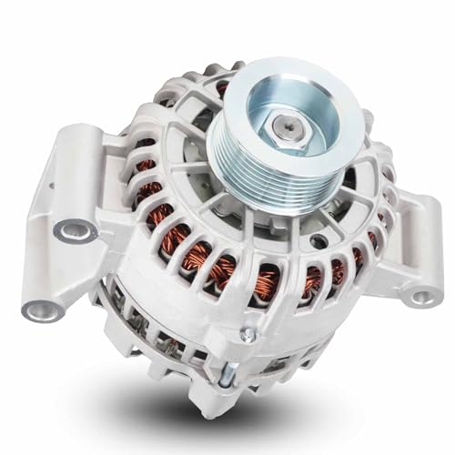 New Alternator Replacement 110 Amp Fit for 7.3L Ford Excursion 2000-2001, F-250 Super-Duty 1999-2001, F-350 Super-Duty 1999-2001(w/Ambulance Package, Primary Alternator) & (wo/Ambulance Package)