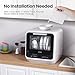 COMFEE' Portable Mini Dishwasher Countertop with 5L Built-in Water Tank for Apartments& RVs, No Hookup Needed, 6 Programs, 360° Dual Spray, 162℉ High-Temp& Air-Dry Function