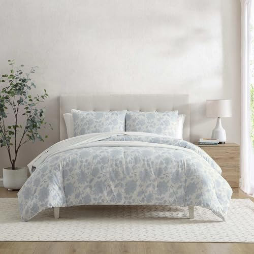 Lit Twin impeccable sans repassage avec Nautica Réversible Room Essentials bleu - 2