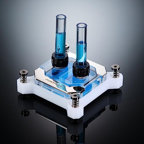 Waterblock CPU Phanteks C370I blanc avec eclairage ARGB performant - 7