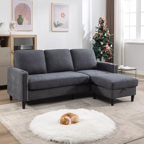 Siiejia Convertible Sectional Sofa Cover