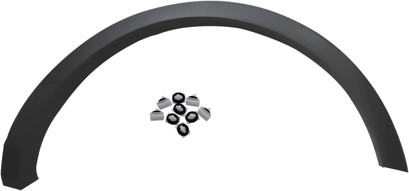 CNCEST Rear Fender Flares, Black Left Right Rear Wheel Fender Flares ...