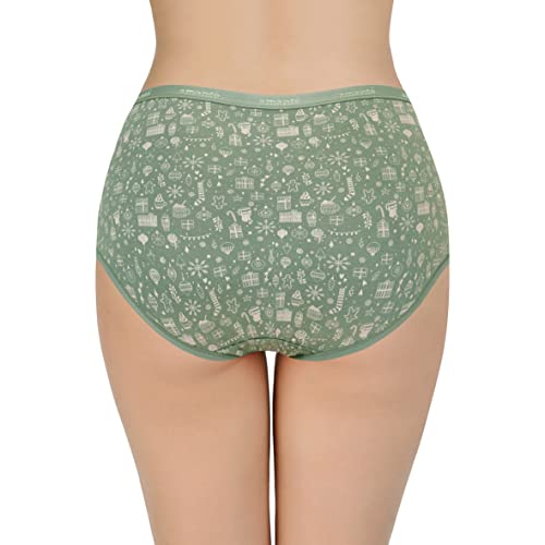 Image of Amante Printed Cotton Full Brief Panty Pack(Pack of 3)