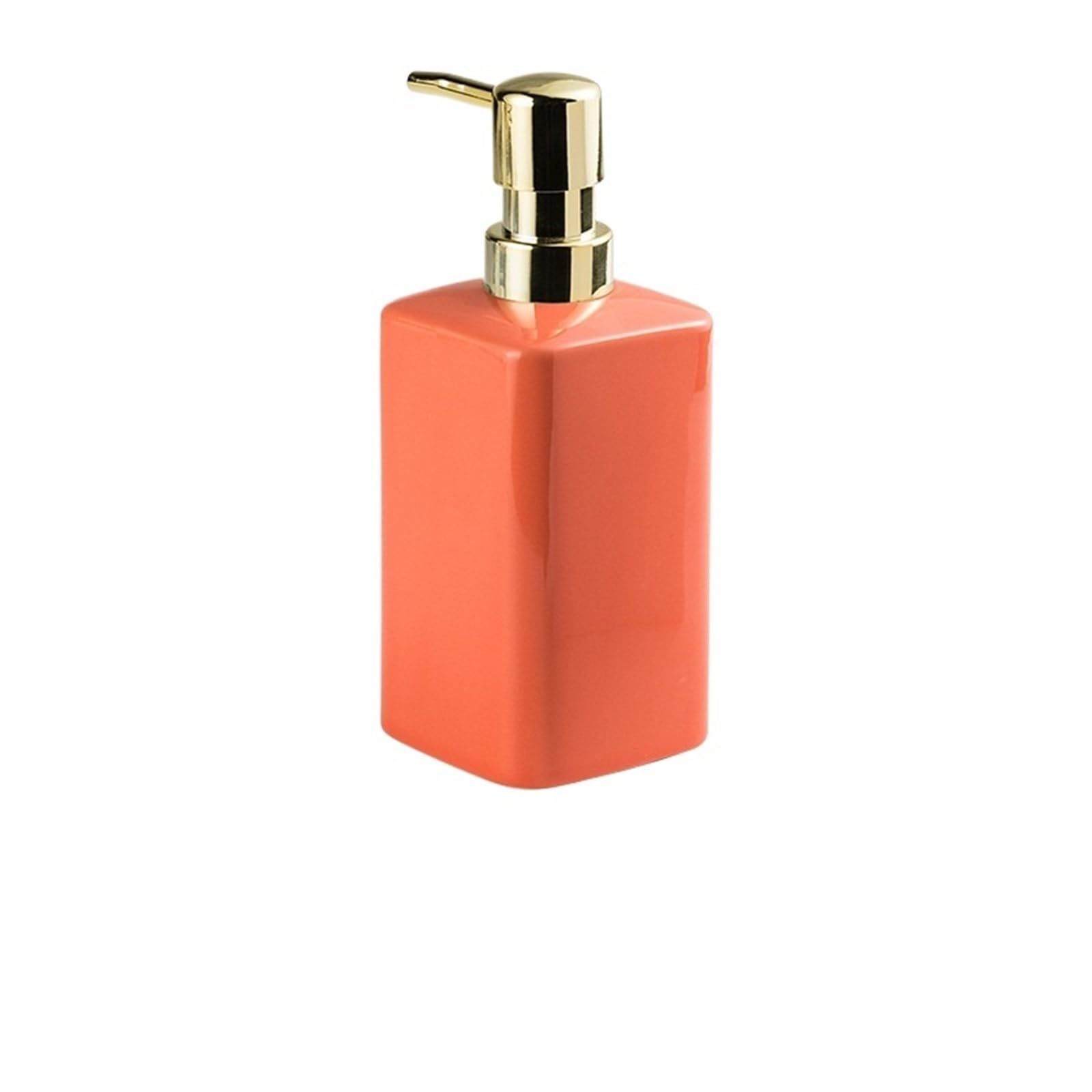 Ugzxcvbn Color3 Ceramic Soap Dispenser, Ceramic Soap Dispenser Hand Soap/Shower Gel/Lotion - Enamel Gold Press Bathroom Accessory