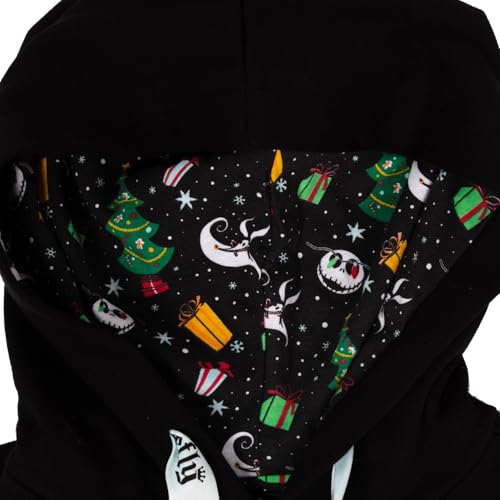 Sweat à Capuche Disney NBC Loungefly XL - Pull de Noël Noir - 3