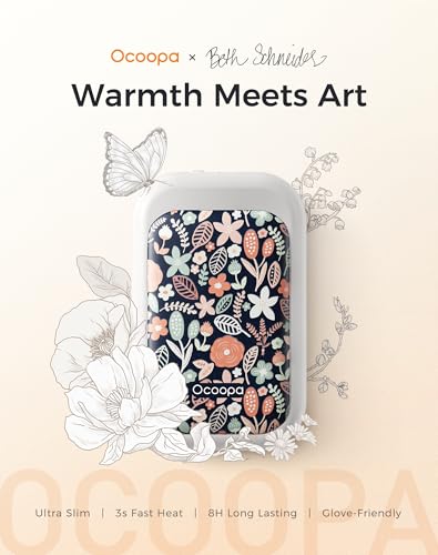 Image of OCOOPA AI Magnetic Hand Warmers Rechargeable 2 Pack, 5000mAh Ultra-Thin Electric Glove Heater Handwarmer,UL Certified, Men Women Gifts for Christmas,Birthday,Winter Essentials,UT4 Young