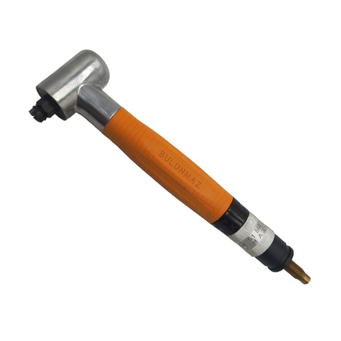 Micro molinillo neumático, ángulo neumático de microgrinder Aire 90 grados 3 mm Die Penciler Accesorios de herramientas Kit naranja