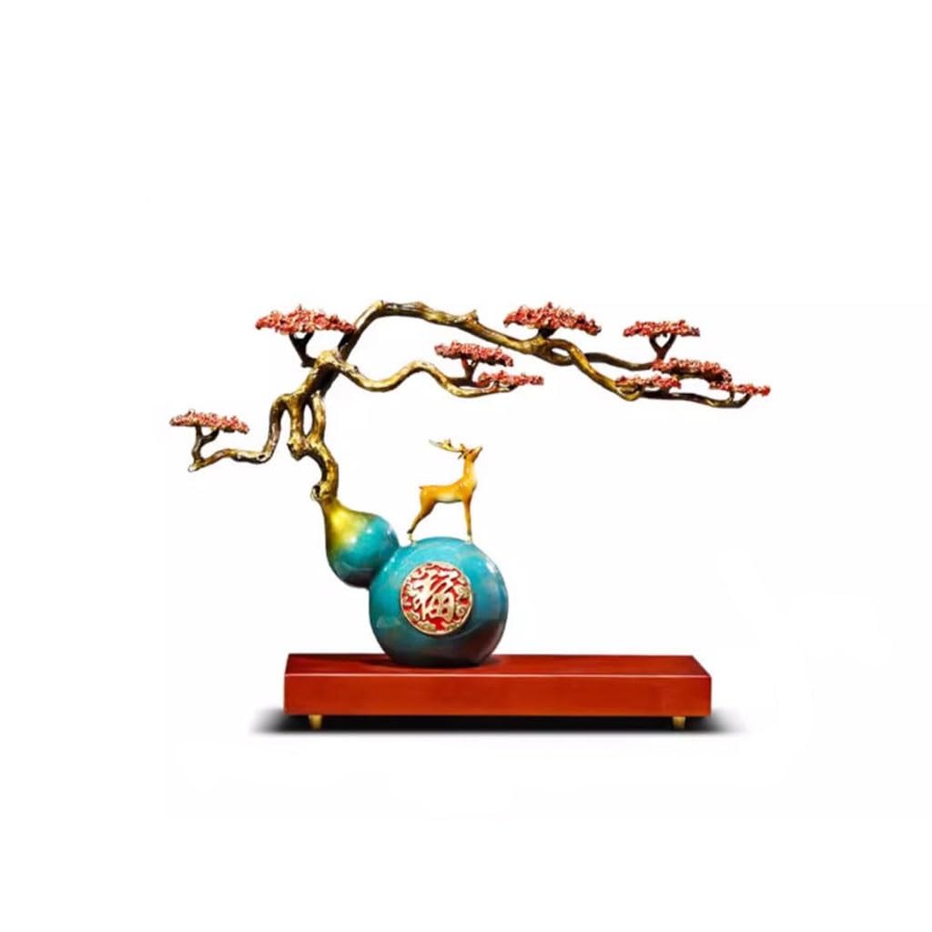 Statue de gourde en laiton, le cadeau de pendaison de crémaillère idéal