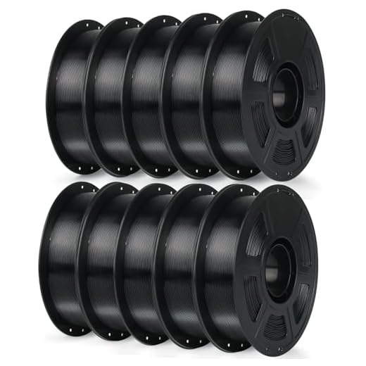 iSANMATE 10KG HF PETG Filament Bundle PETG Black Pack 1.75mm Rapid PETG High Precision,50-400mm/s Strong Toughness,Dimensional Accuracy +/- 0.02mm, for Bambu Lab 3D Printers,AMS,AMSLite