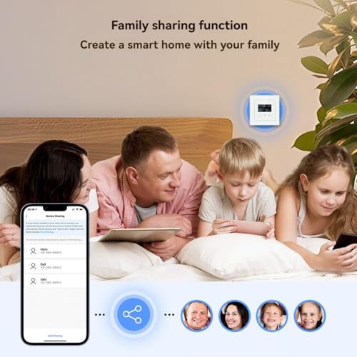 Thermostat WiFi Tuya programmable avec écran LCD pour plancher chauffant - 4