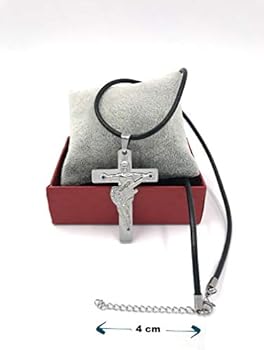 Bijou Johnny Hallyday Argent Pendentif Johnny Hallyday Croix Et Guitare - 6x4 Cm, Couleur Argent - Original Neuf Avec étiquettes Boutique Officiel