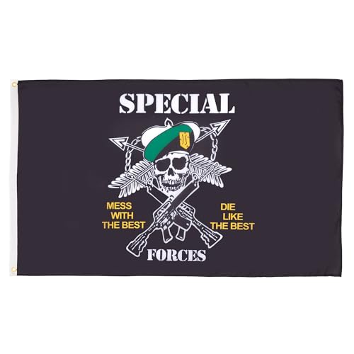 AZ FLAG - Usa Army Special Forces Flag - 3x5 Ft - 100D Polyester Us - American Banner with Two Metal Grommets - Fade Resistant - Vivid Colors - 3' x 5' Feet - 150x90 Cm