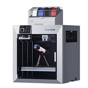 QIDI Max4 Combo 3D Printer, 390×390×340mm Build Volume, 65℃ Heated Chamber