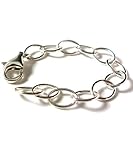  Kettenverlängerung Silber 925  Länge 6,5cm mit Karabinerverschluss  individuell einstellbare Verlängerungskette  perfekte Verlängerung für Kette, Armband und Fusskette  Damen, Herren & Kinder