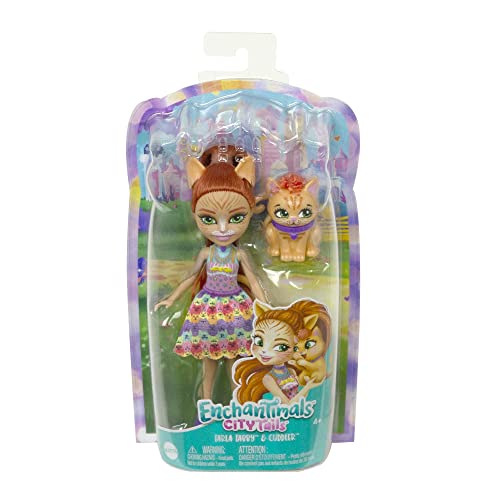 Enchantimals Bêtes Citadines Tarla Chat Tigré Et Cuddler - vue 7