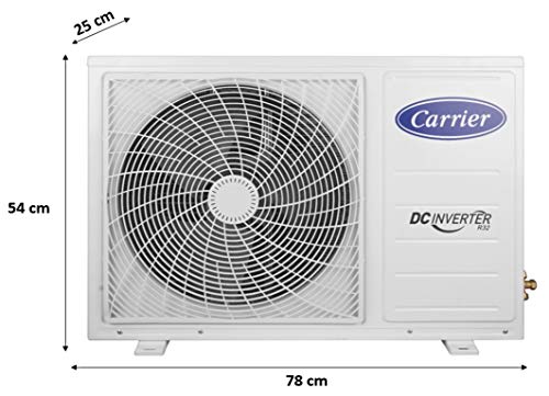 Image of Carrier 1 Ton 3 Star Inverter Split AC (Copper CAI12EK3R39F0+CI123R3CC90 White)