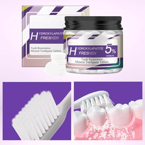 1 Flasche Hydroxylapatit Zahnpasta Zahnputztabletten Zahnpasta Hydroxylapatit Tabletten Hydroxyapatite Zahnpasta Toothpaste Zahnpasta Mit Hydroxylapatit Toothpaste Tablets Etwa 62 Tabs – Bild 7