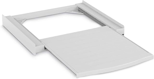 Xavax Smart Stacking Kit for Washing Machine / Dryer, Pull-Out Plate, Plastic