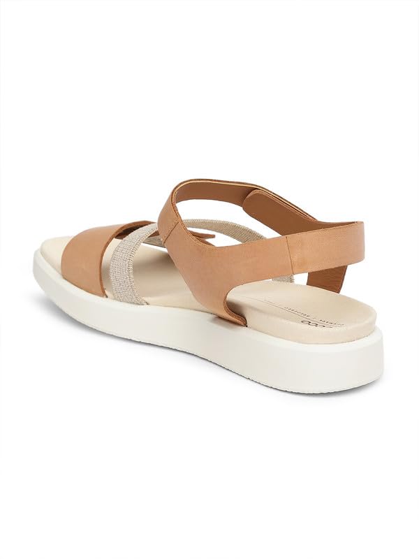 Image of ECCO Flowt Brown Women Flat Sandal