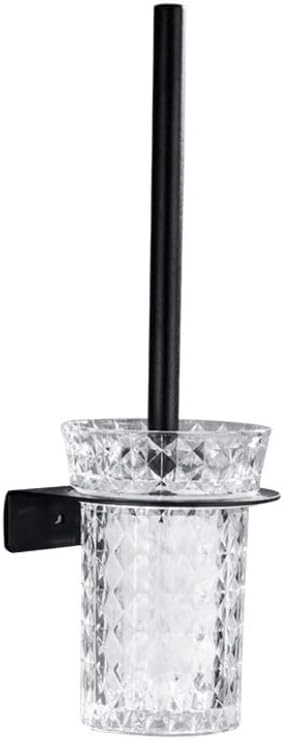 Toilet Brushes Toilet Brush and Holder Toilet Brush Holder Black Stainless Steel Wall Mounted Bathroom Toilet Brush with Cup Set Hardware Bathroom Accessories Toilet Brush Holder Toilet B