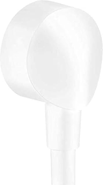 hansgrohe 27454700 FixFit E bez zapobiegania przepływowi zwrotnemu, matowa biel, przyłącze ścienne