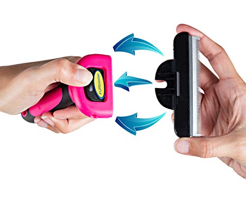 Dakpets Pet Grooming Brush Effectively Reduces Shedding By Up To 95% Professional Deshedding Tool For Dogs And Cats #TOP2