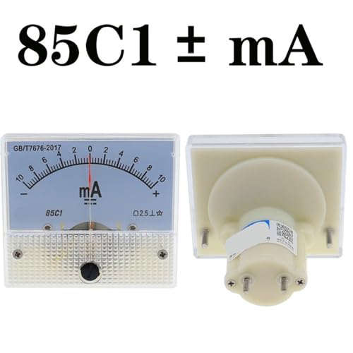 Ampèremètre analogique 85C1 évite les erreurs d'inversion -200mA - 2