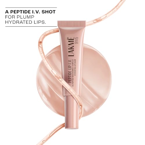Image of Lakme Peptide Lip IV with 5% Peptide-Niacinamide Complex, For Intense Hydration With A Serum-Like Texture That Visibly Plumps, Smoothens, and Repairs, OG Overnight Achiever, 10g