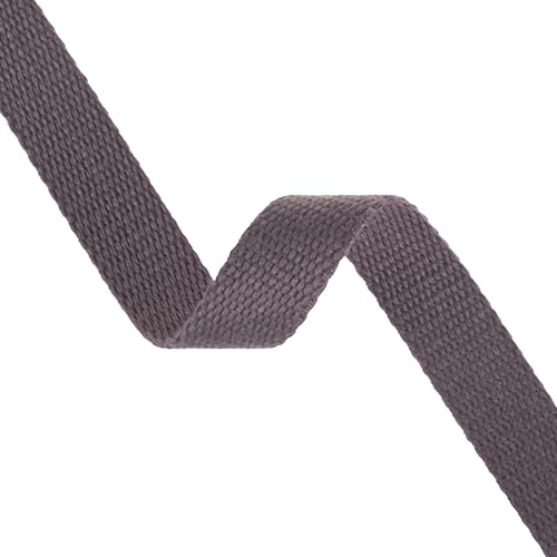 Shelver Heavy Duty Cotton Webbing Strap, 1 or 1.5 Inches and Colours, 5m (Grey, 25mm), 25mm / 5 Metres - Image 3