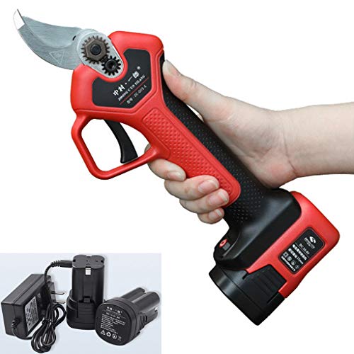 QGPWHLS Pruning Cutting Shears Grafting Shears Garden Cutter Electric Wireless Rechargeable Lithium Tree Pruning Shears Garden Tools