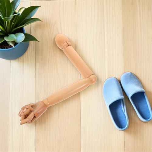 Brazos de madera articulados para maniquí femenino y bricolaje 8