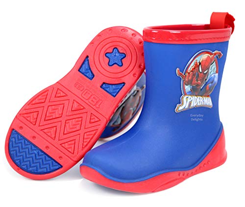 Everyday Delights Marvel Spider-Man Rain Boots For Boys Kids Children Pvc - M Size #TOP5