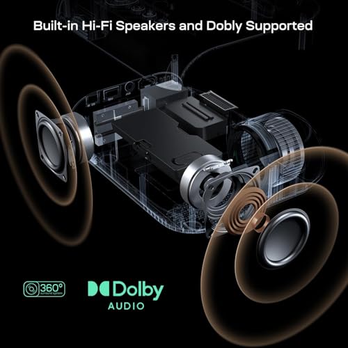 【Integrated APP】Projector 4K Support - Portable WiFi Bluetooth Projector Full HD 1080P Native, 12000 Lumens, Integrated Netflix/Prime Video/Youtube, YOTON Y9 Projector Connects with HDMI/USB.