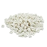 PIPART Pixel Bricks Mosaic Art Pieces Compatble with Major Brands, 1x1 Plate 1000 Pieces 3024 Brick (1 White)